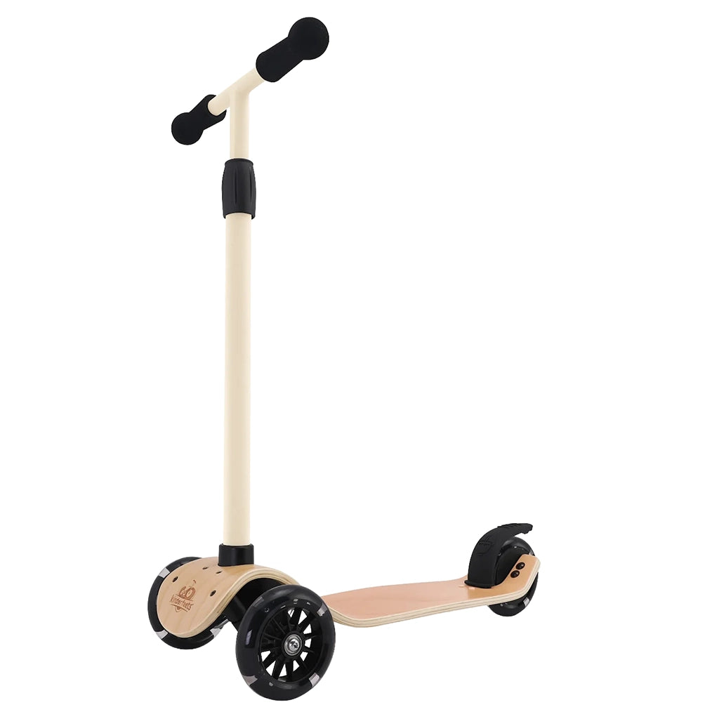Kinderfeets Kinderscooter Cream With LED Light Up Wheels