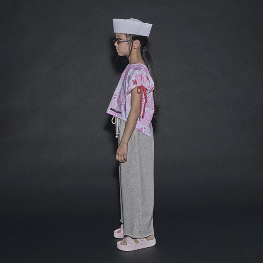 Little Creative Factory Child Coral Reef Blouse Pink Flower Print