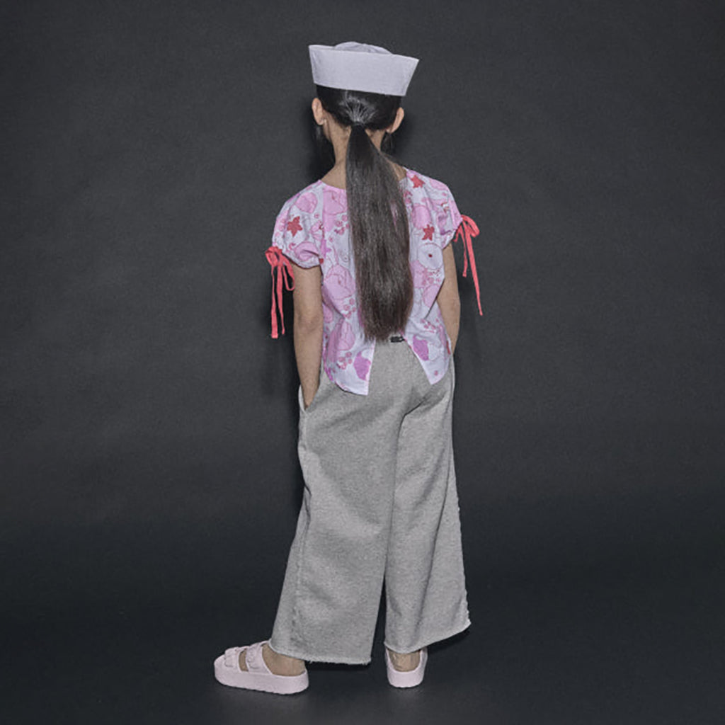 Little Creative Factory Child Coral Reef Blouse Pink Flower Print