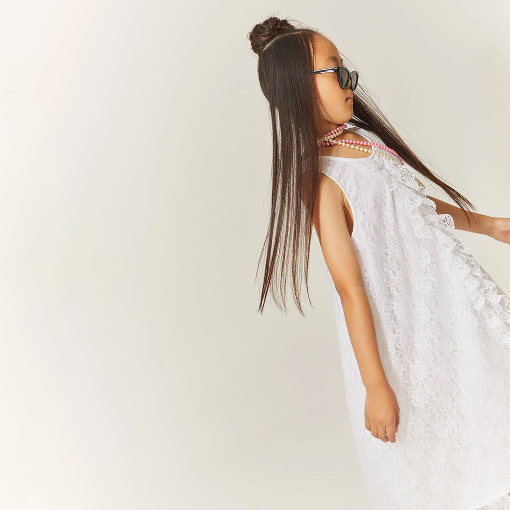 Little Creative Factory Child Dreamer Apron Dress White