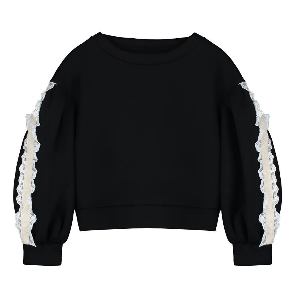 Little Creative Factory Child Neoprene Lace Balloon Sweatshirt Black