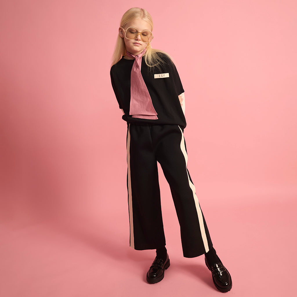 Little Creative Factory Child Neoprene Striped Pants Black