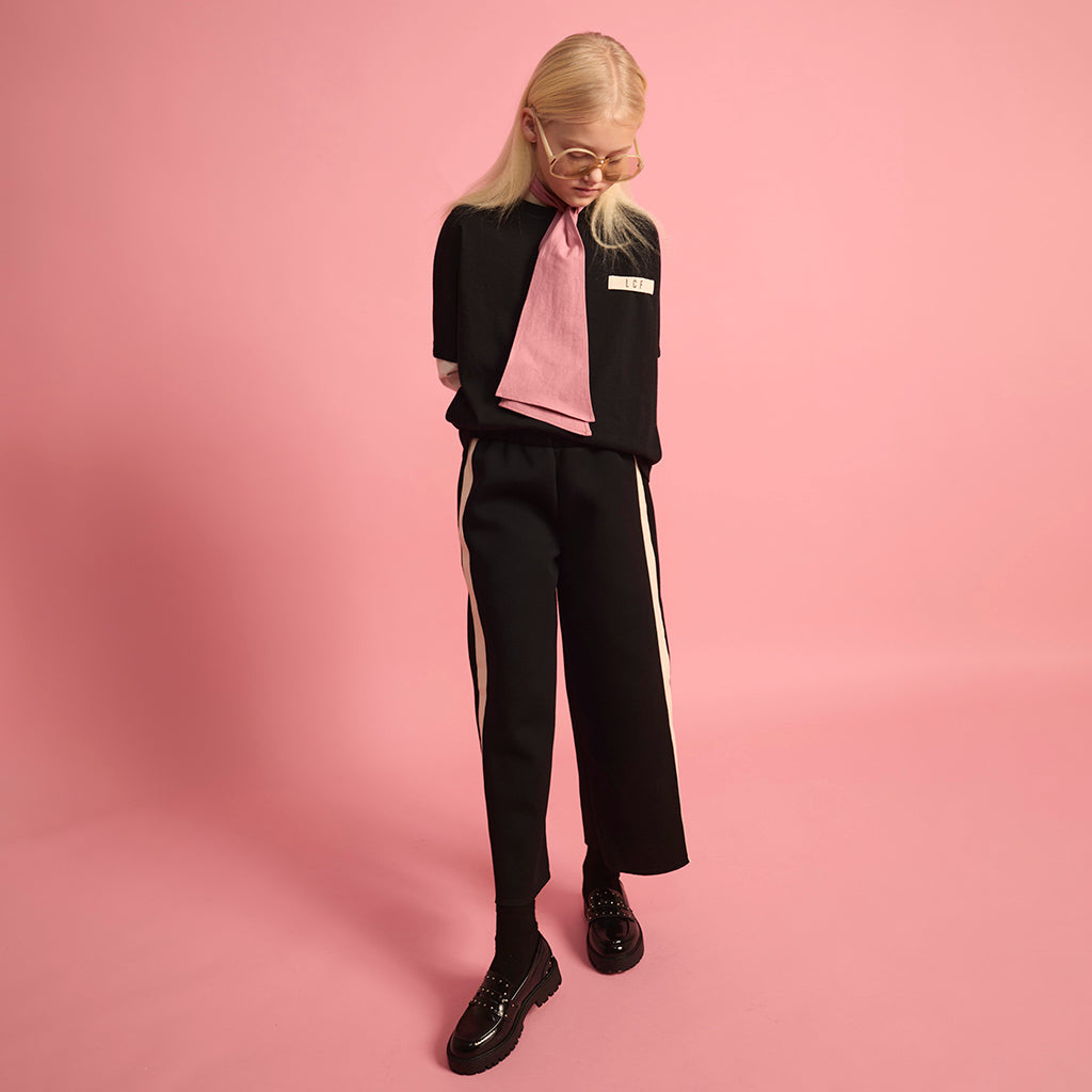 Little Creative Factory Child Neoprene Striped Pants Black