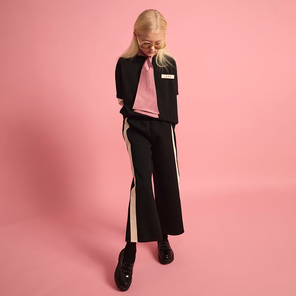 Little Creative Factory Child Neoprene Striped Pants Black