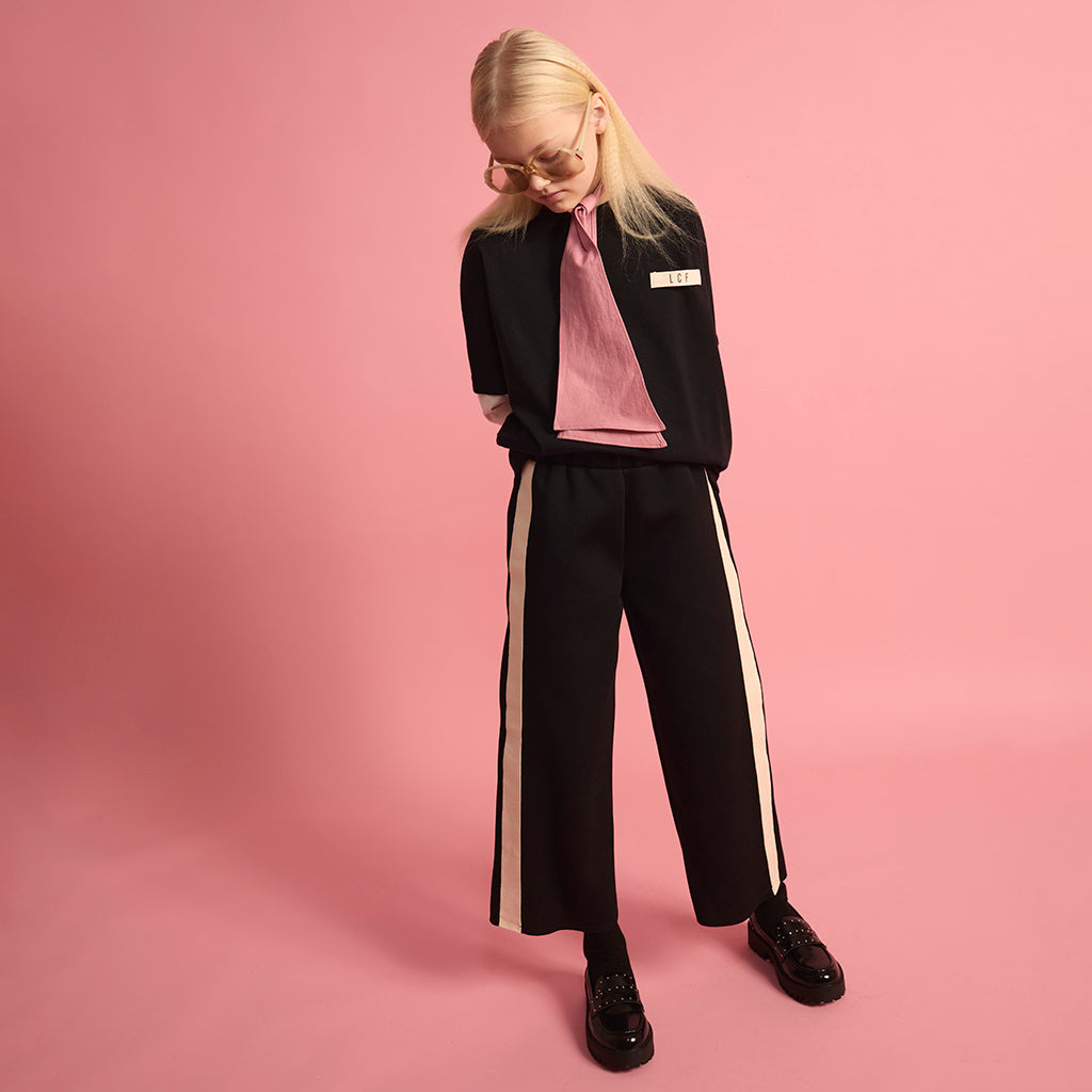 Little Creative Factory Child Neoprene Striped Pants Black