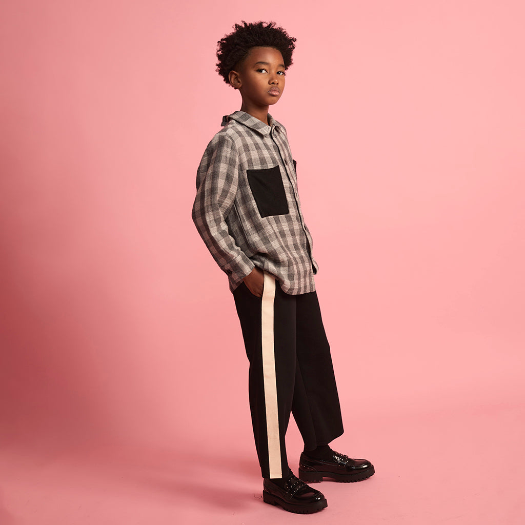 Little Creative Factory Child Neoprene Striped Pants Black