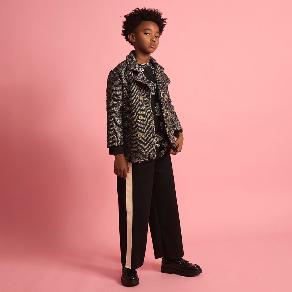 Little Creative Factory Child Neoprene Striped Pants Black