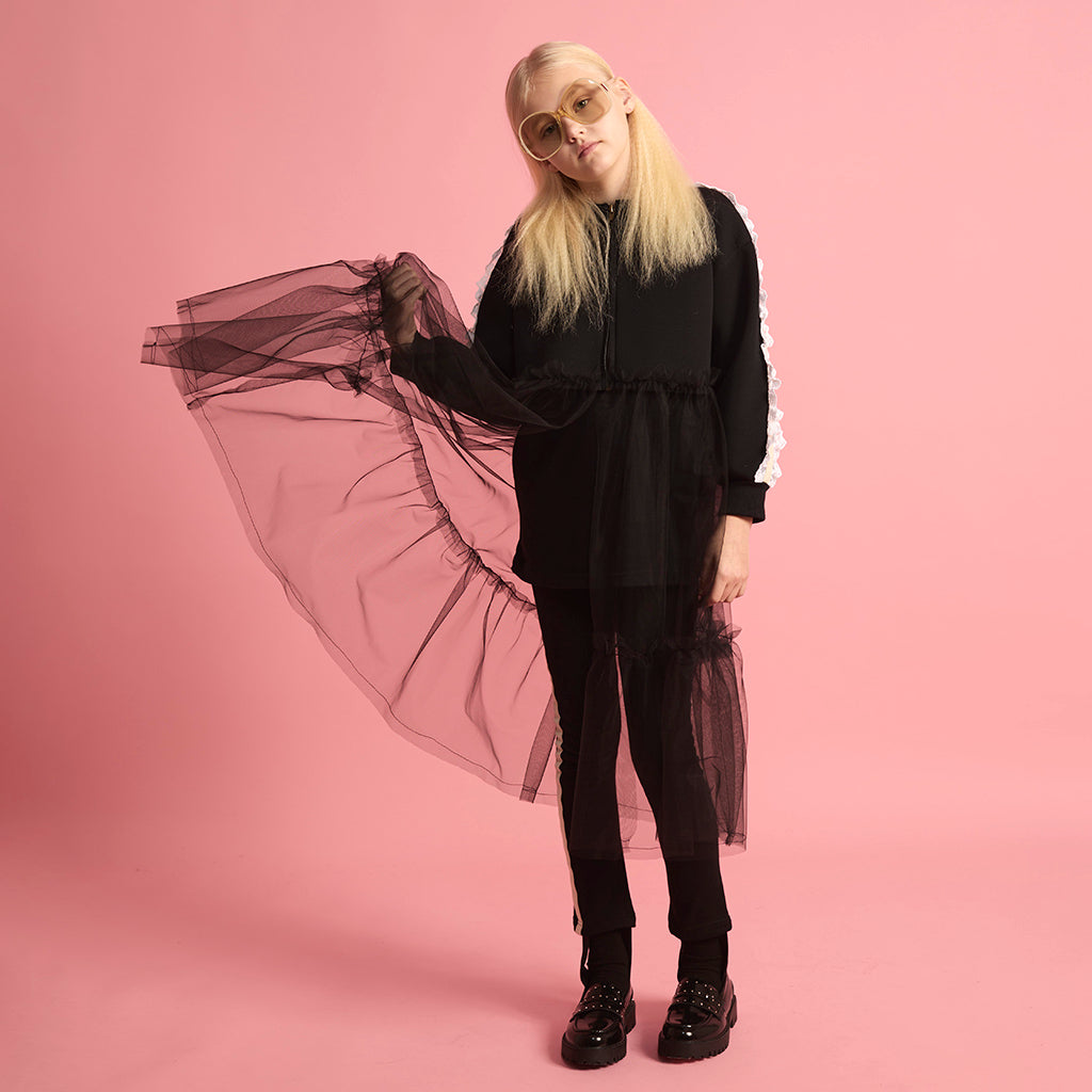 Little Creative Factory Child Neoprene Tulle Jacket Black