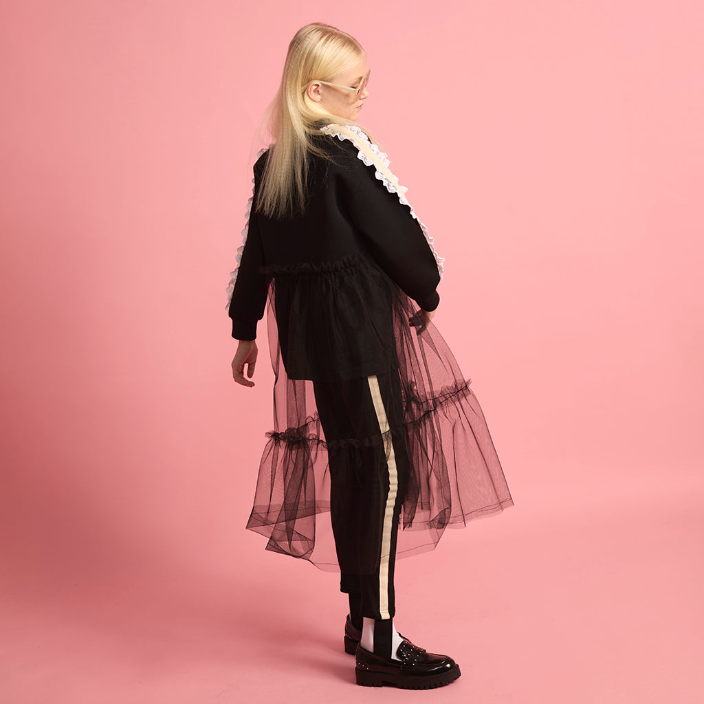 Little Creative Factory Child Neoprene Tulle Jacket Black