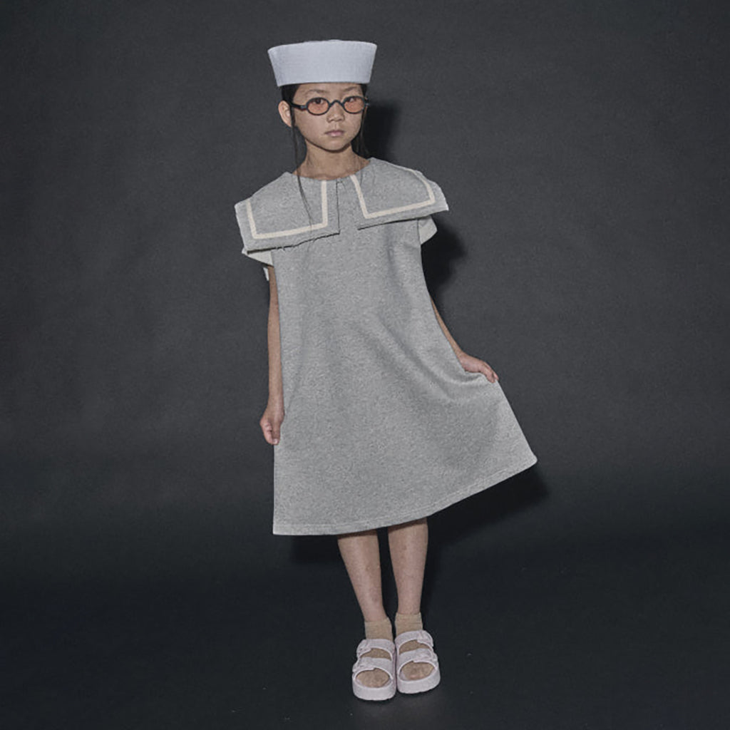 Little Creative Factory Child Wander Sweat Dress Grey Melange