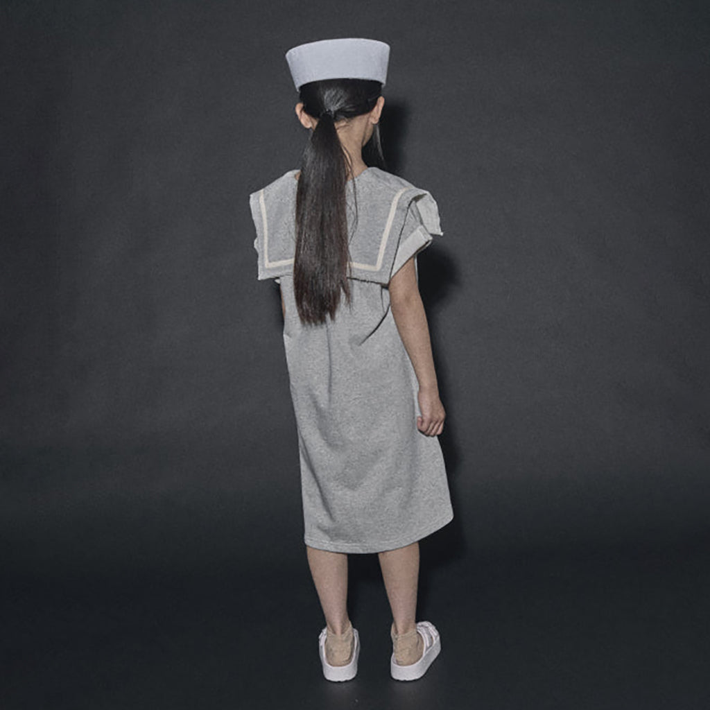 Little Creative Factory Child Wander Sweat Dress Grey Melange