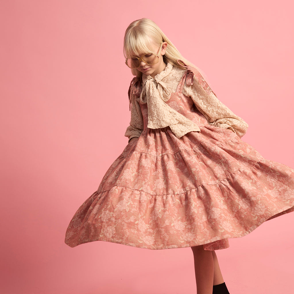 Little Creative Factory Child Wildflower Strap Dress Pink