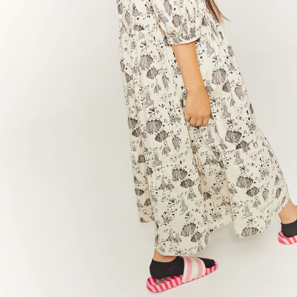 Little Creative Factory Child Wonder Dress Cream And Black