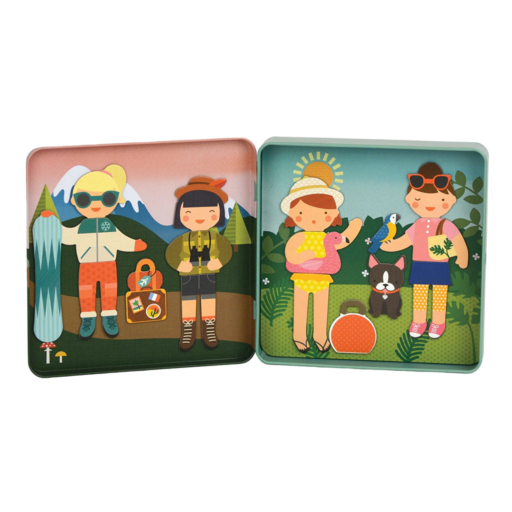 Library - Little Travelers On-the-Go Magnetic Play Set
