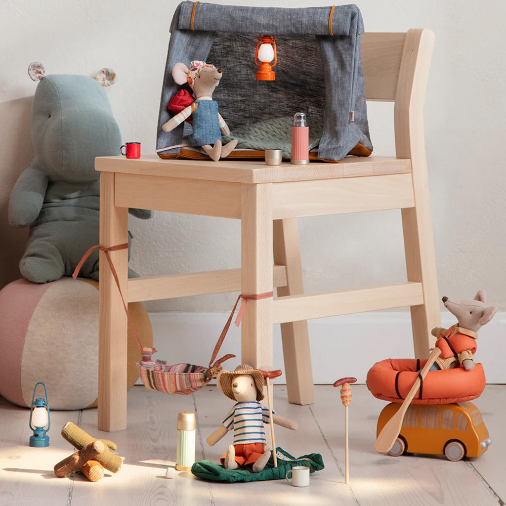 Maileg Toys Mouse Outdoor Thermos and Cups Mint