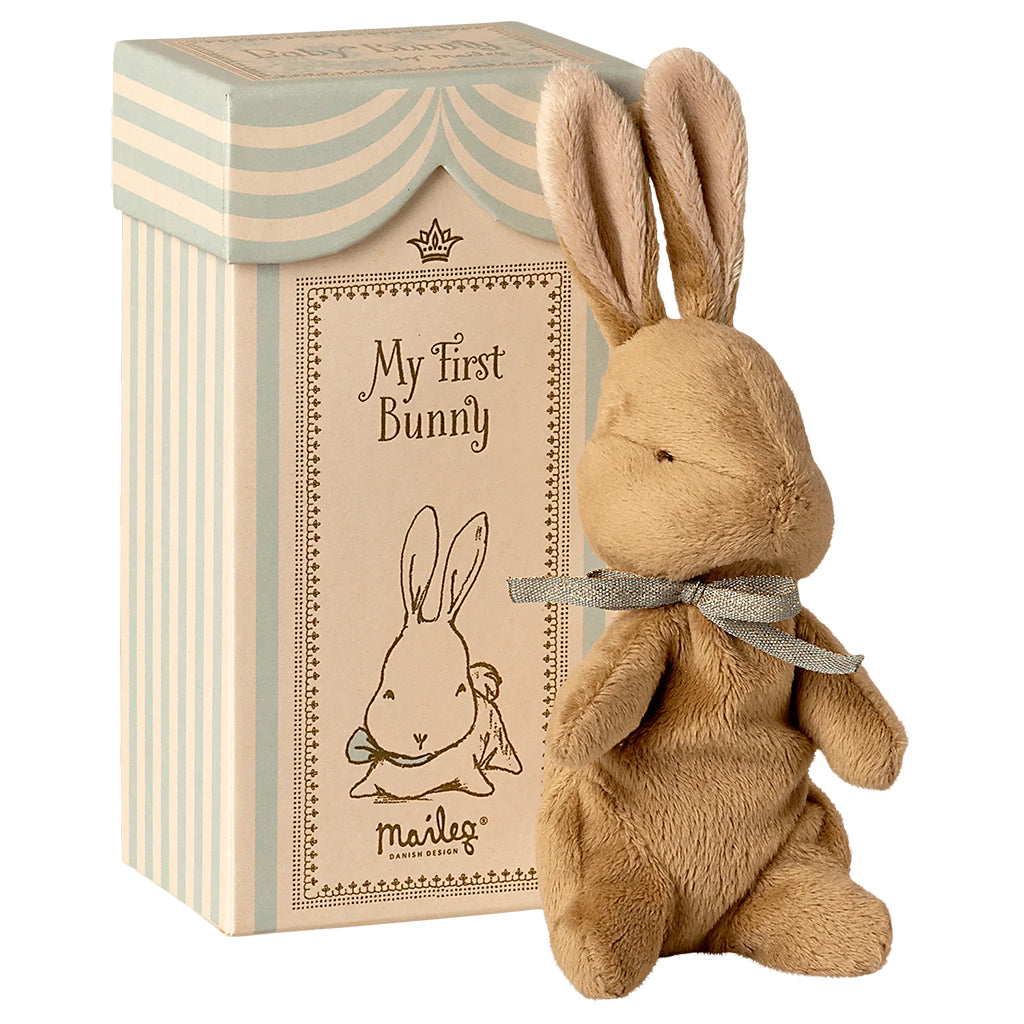Maileg Toys My First Bunny Soft Toy Light Blue