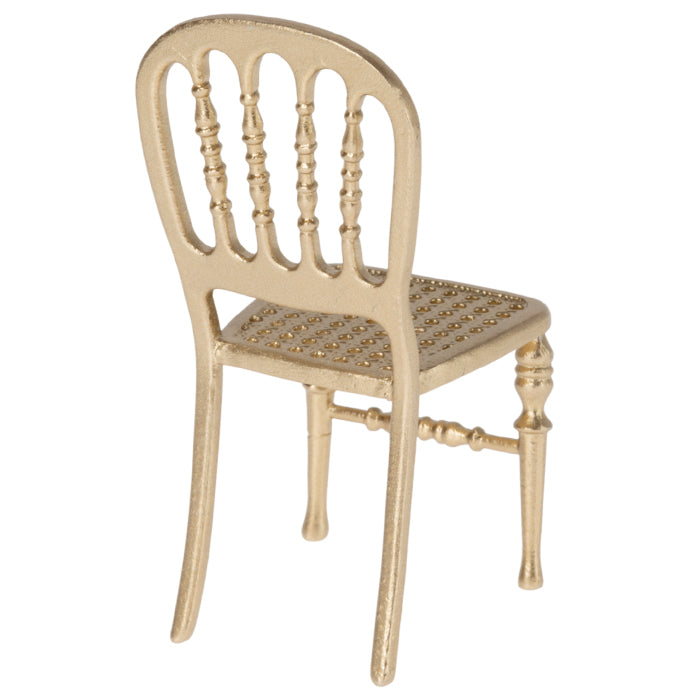 Maileg Toys Mouse Living Miniature Chair Gold