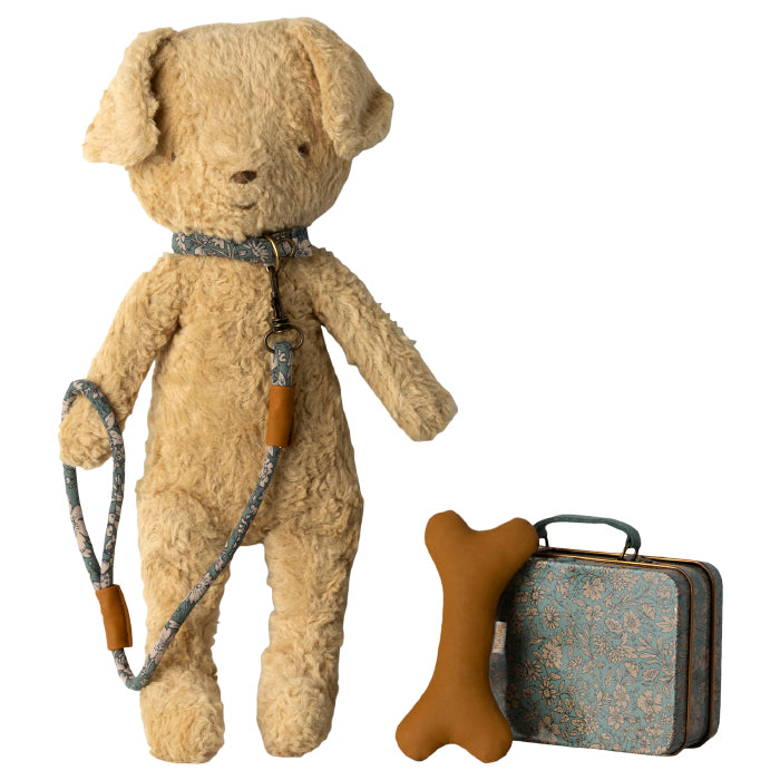 Maileg Toys Puppy Supply Leash, Collar & Accessories Suitcase Blue