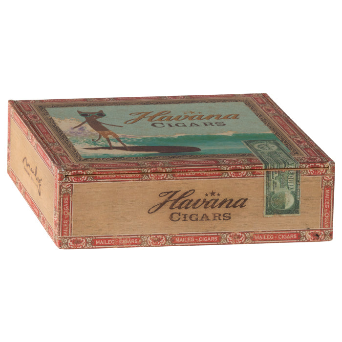 Maileg Toys Mouse Family Mum And Dad Mice In Cigarbox