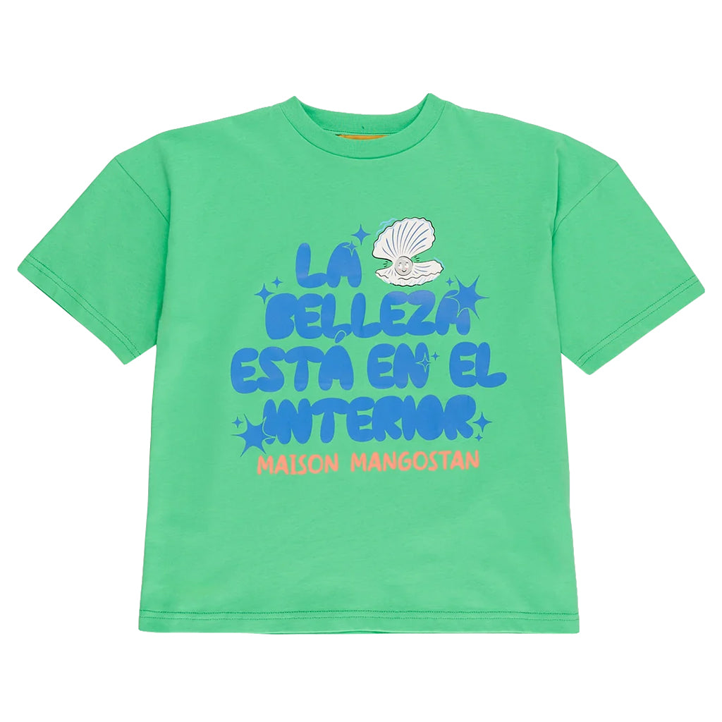 Maison Mangostan Child La Belleza T-shirt Green