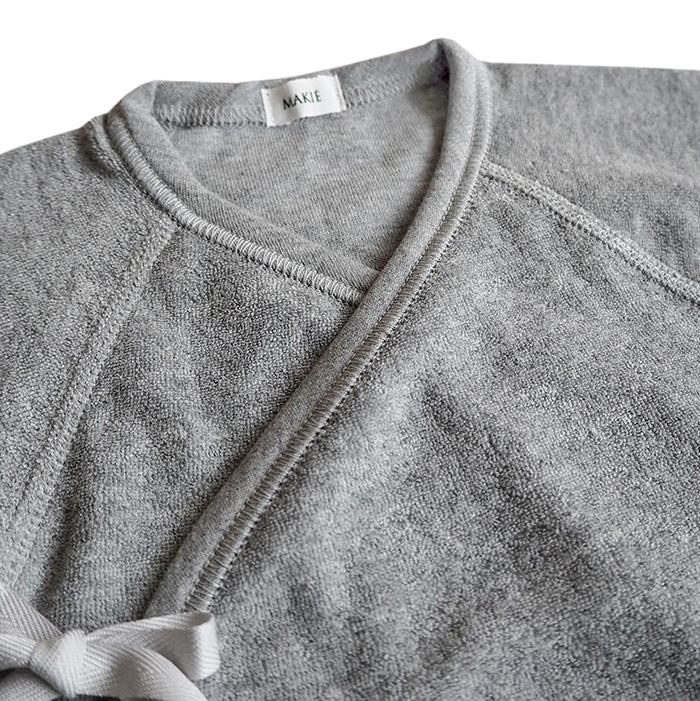 Makié Baby Terry Hadagi Romper Grey