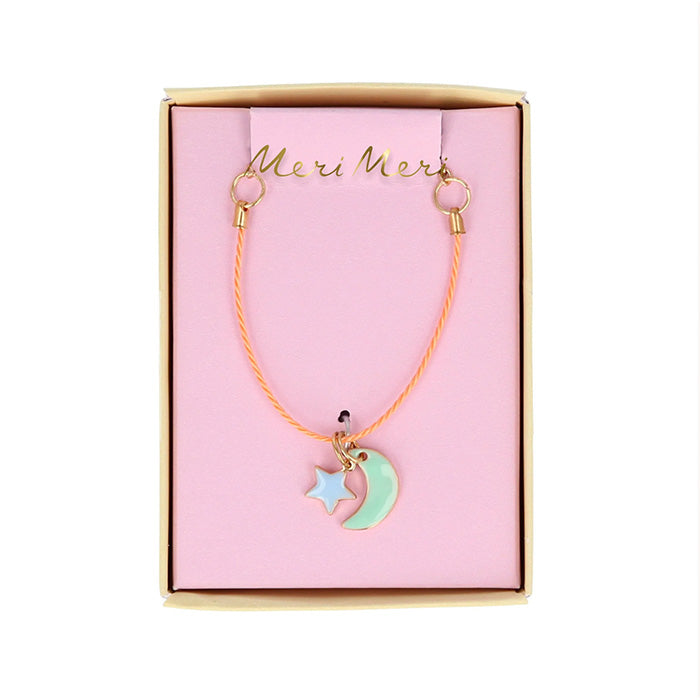 Meri Meri Enamel Moon And Sun Necklace