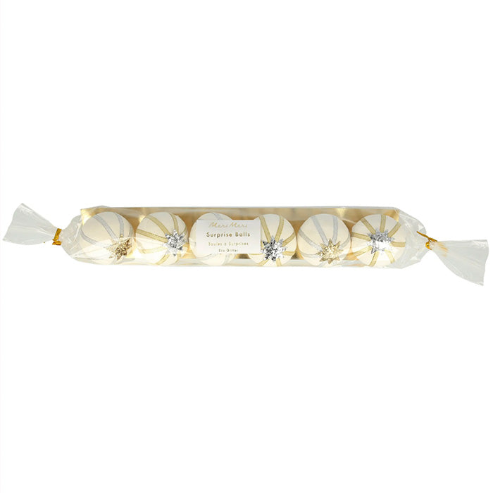 Meri Meri Christmas Gold And Silver Surprise Balls