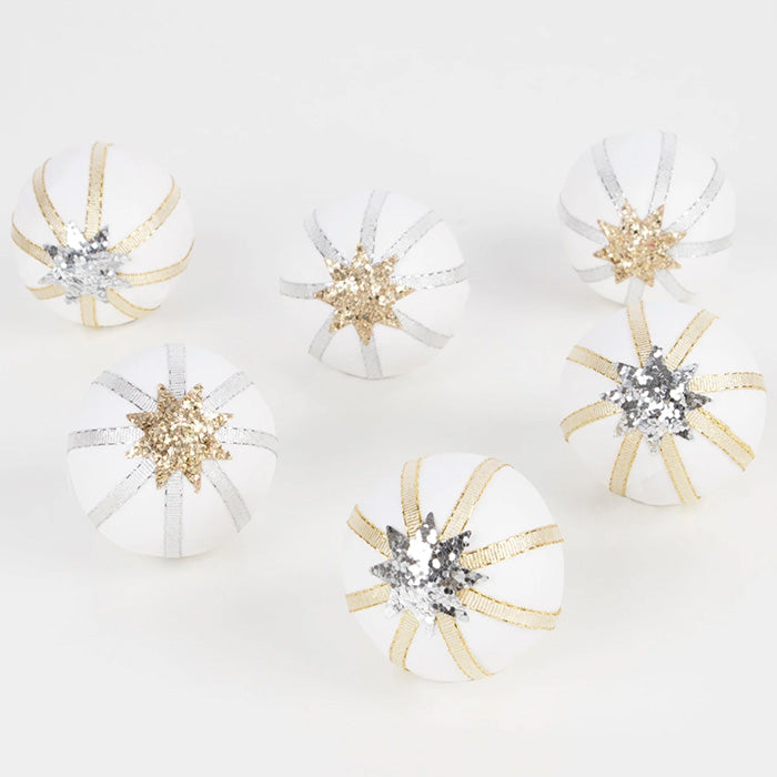 Meri Meri Christmas Gold And Silver Surprise Balls