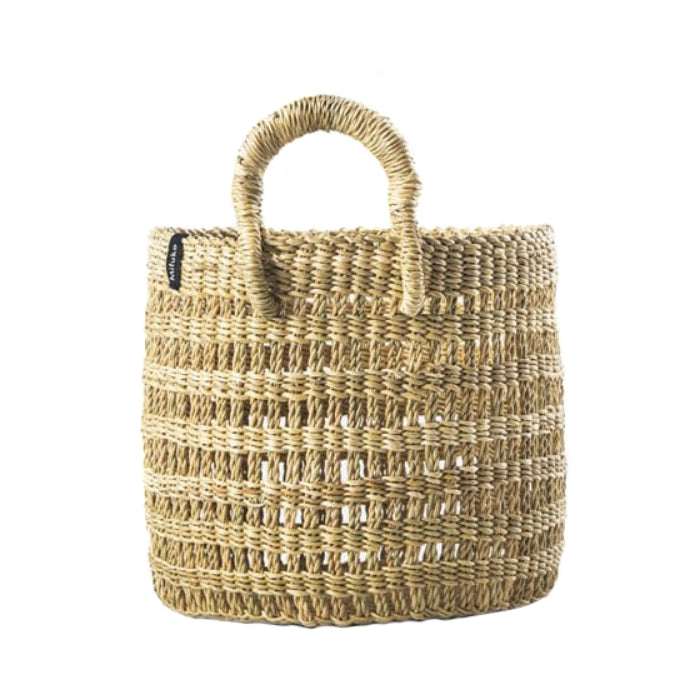 Mifuko Bolga Basket Natural With Loop Extra Small