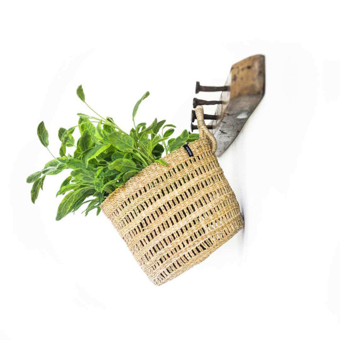 Mifuko Bolga Basket Natural With Loop Extra Small