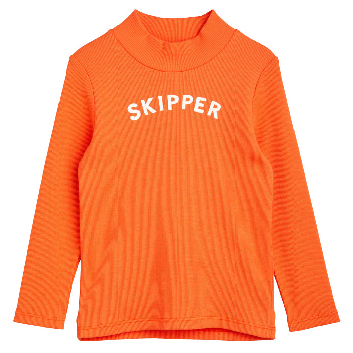 Mini Rodini Child Skipper High Neck T-shirt Red