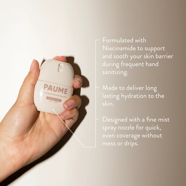 Paume Hydrating Antibacterial Hand Mist Bottle