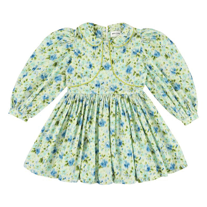 Morley Child Temple Dress Mint Green Floral