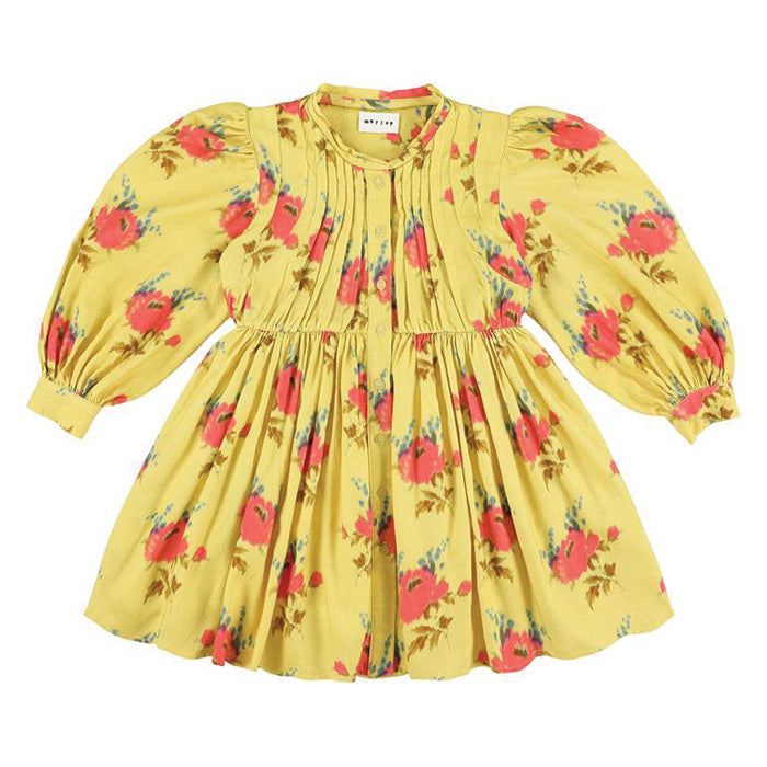 Morley Child Trudy Dress Smiley Yellow Floral
