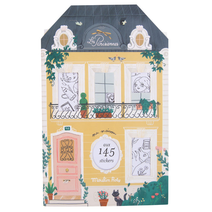 Moulin Roty Les Parisiennes Colouring Book With Stickers