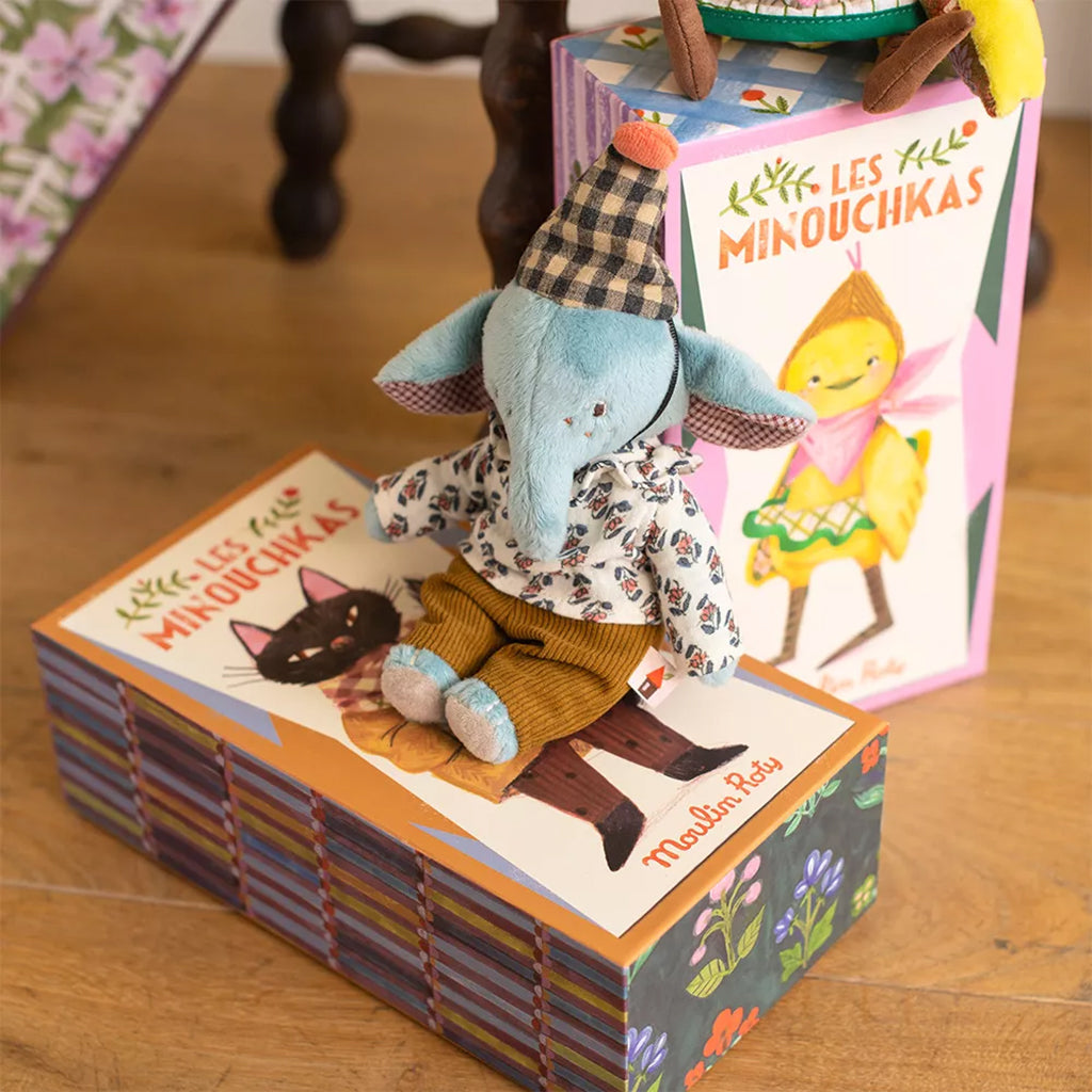 Moulin Roty Les Minouchkas Pablo The Elephant Soft Toy