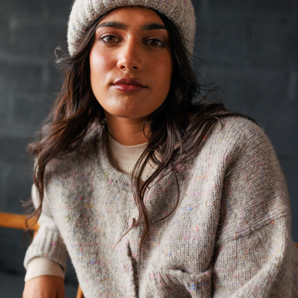 Mabli Adult Moya Cardigan Puddle Grey