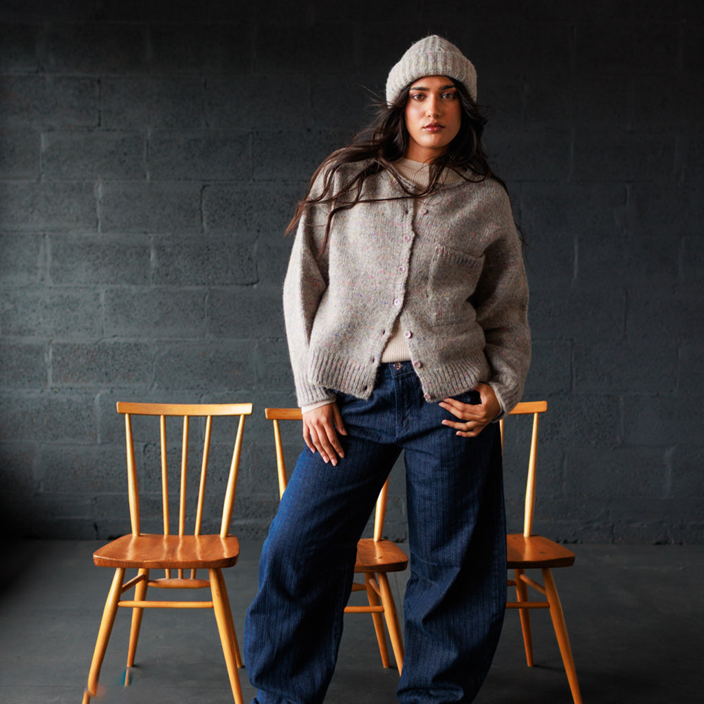 Mabli Adult Moya Cardigan Puddle Grey