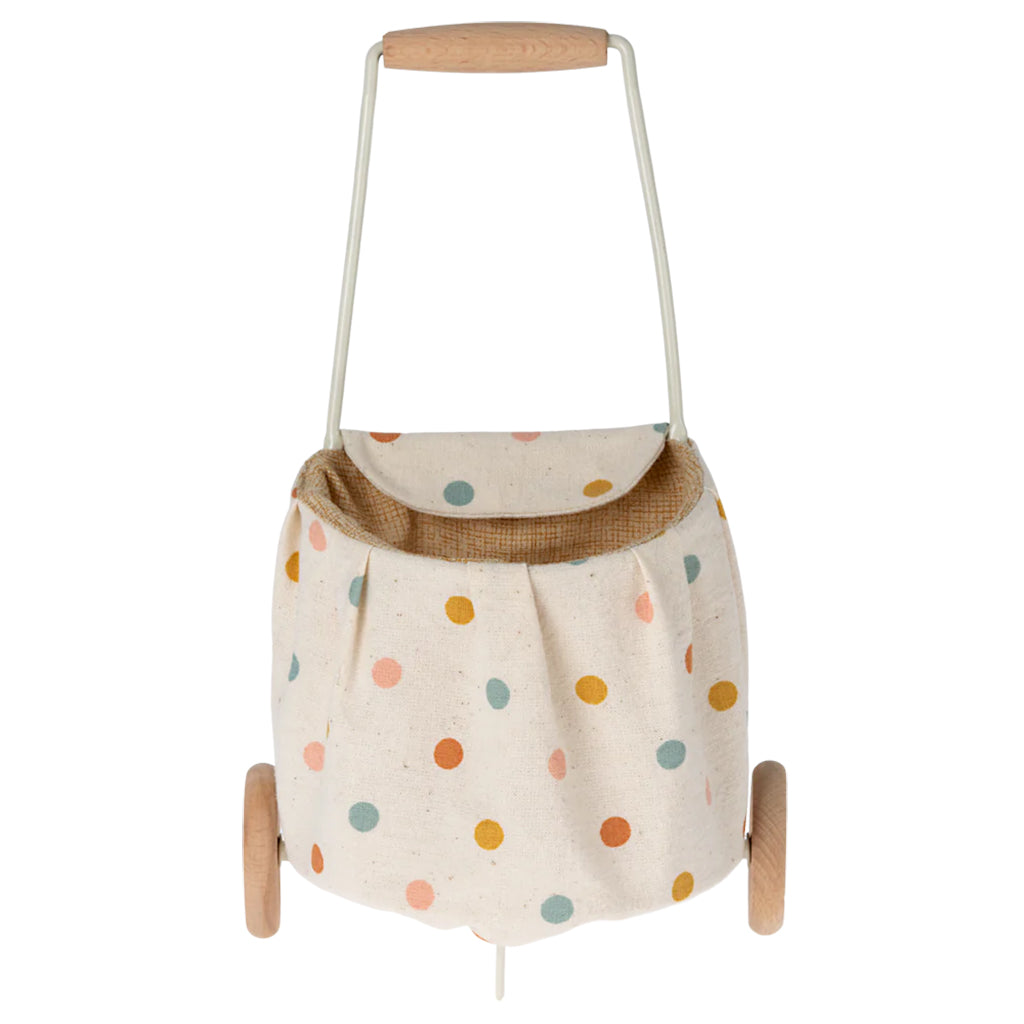 Maileg Toys Mouse Miniature Trolley Multicolour Dots