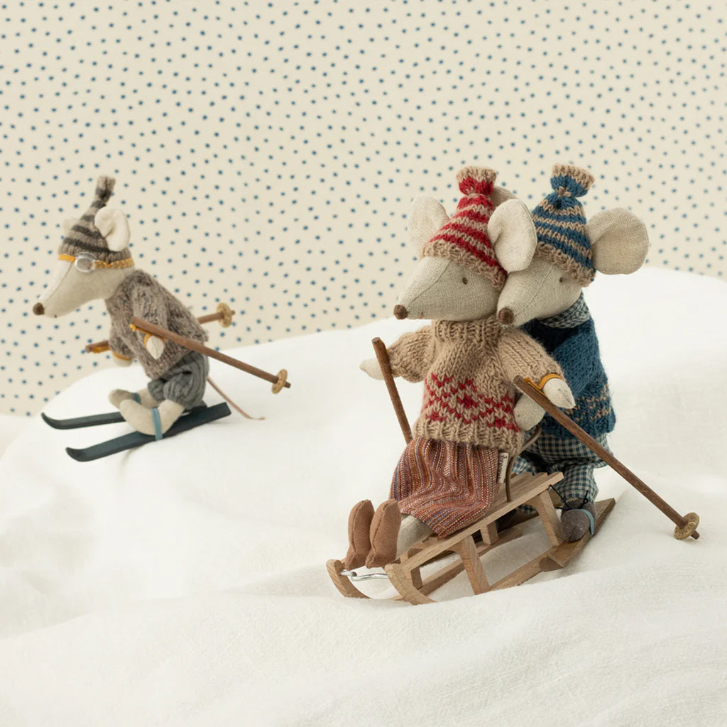 Maileg Toys Mouse Winter Sled