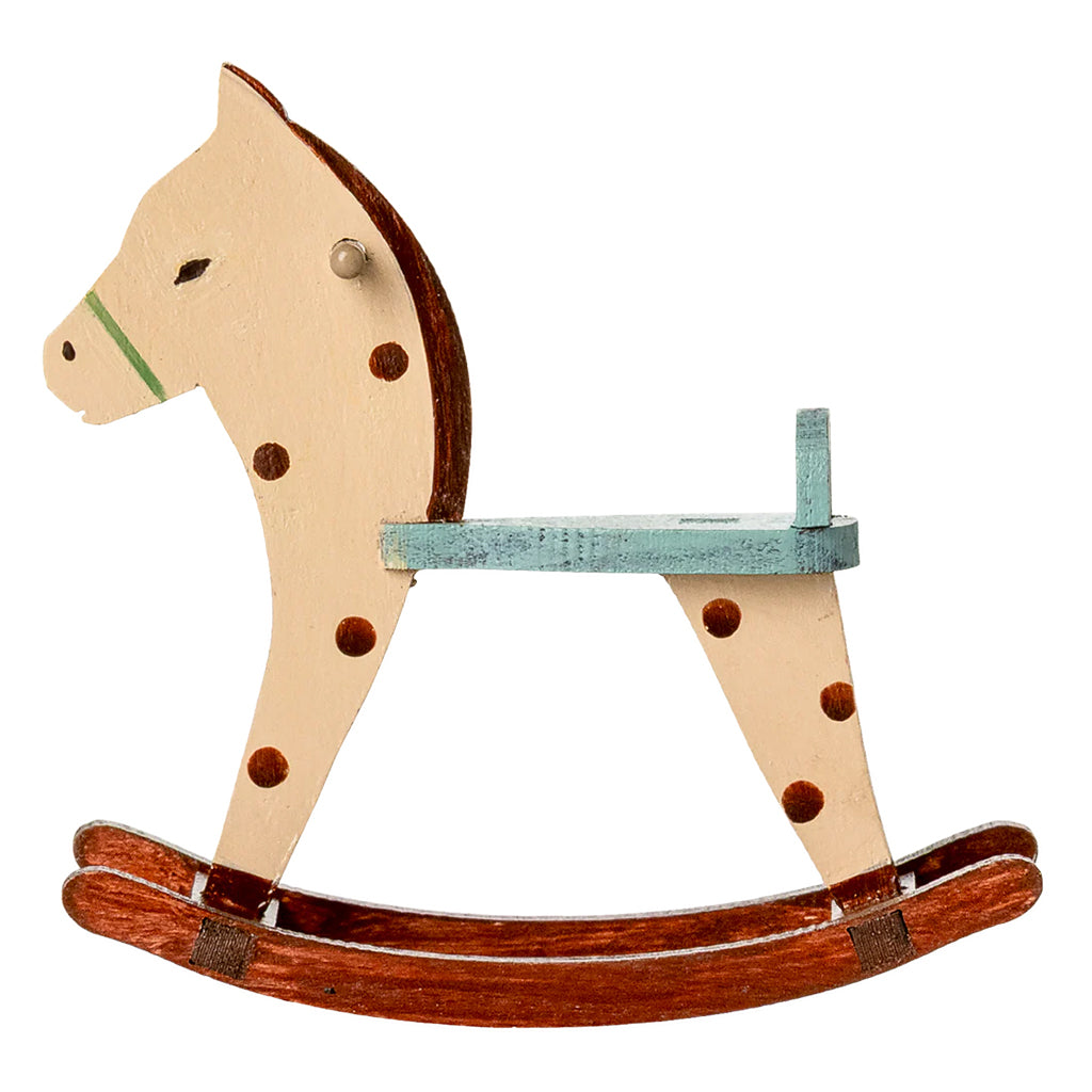 Maileg Toys Mouse Rocking Horse Spotted