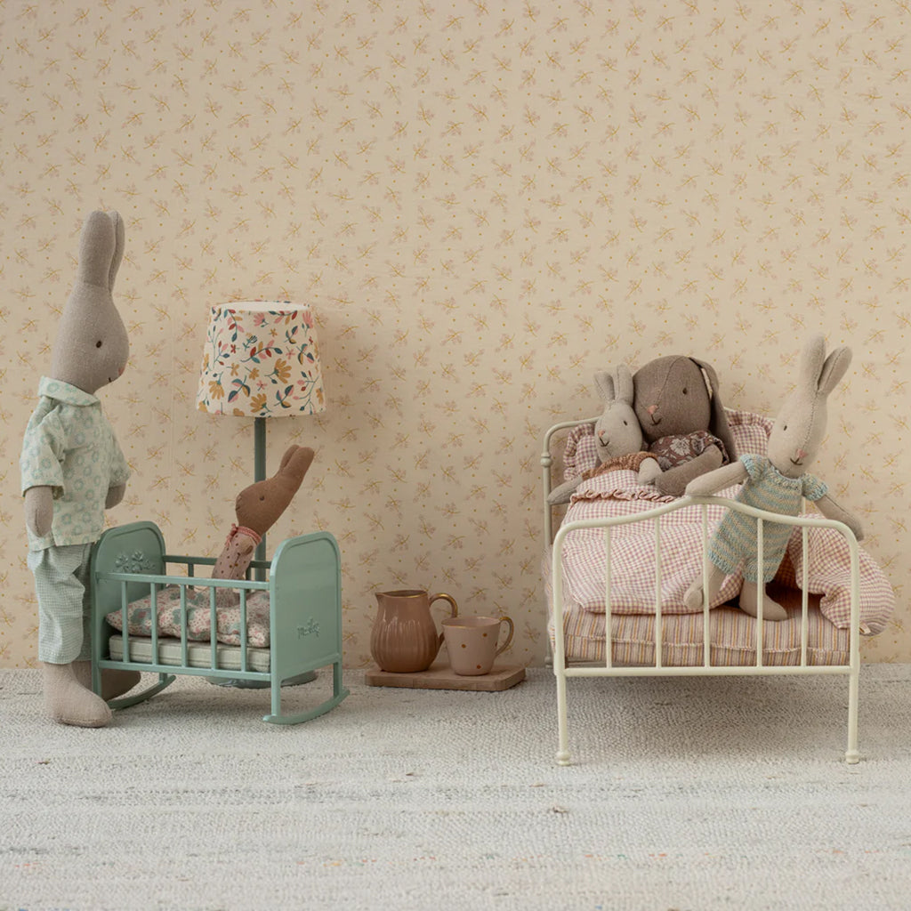 Maileg Toys Mouse My Cradle Blue Mint