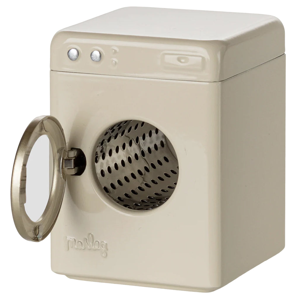 Maileg Toys Mouse Home Miniature Washing Machine Off-White