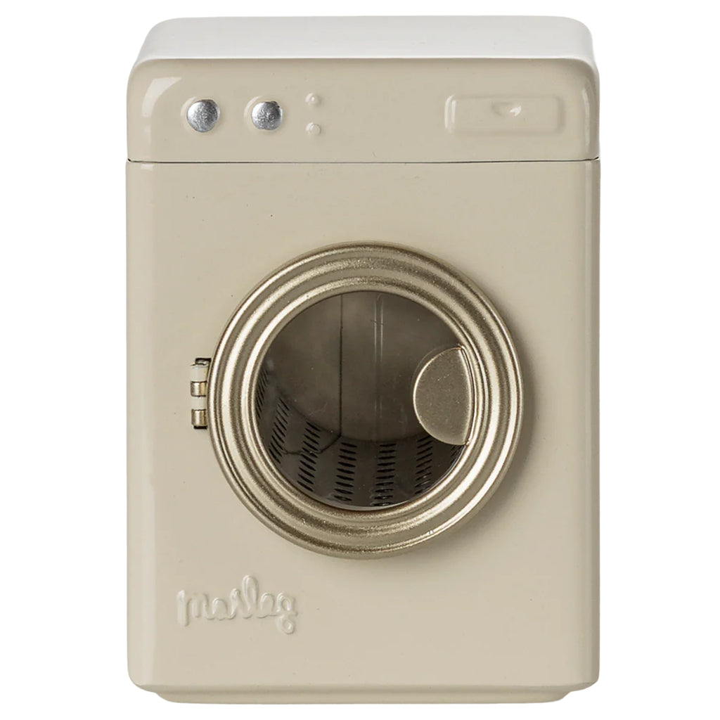 Maileg Toys Mouse Home Miniature Washing Machine Off-White