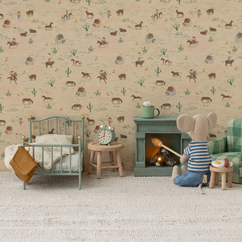 Maileg Toys Mouse Bed Mint Green