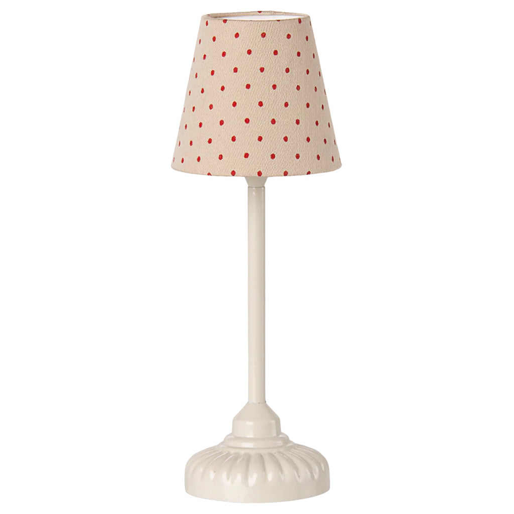 Maileg Toys Mouse Living Miniature Vintage Floor Lamp Sand