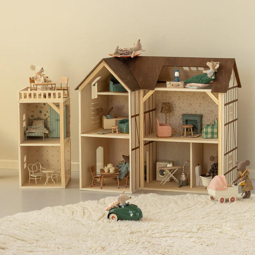 Maileg Toys Mouse Dollhouse Wallpaper Mouse Hole Farmhouse