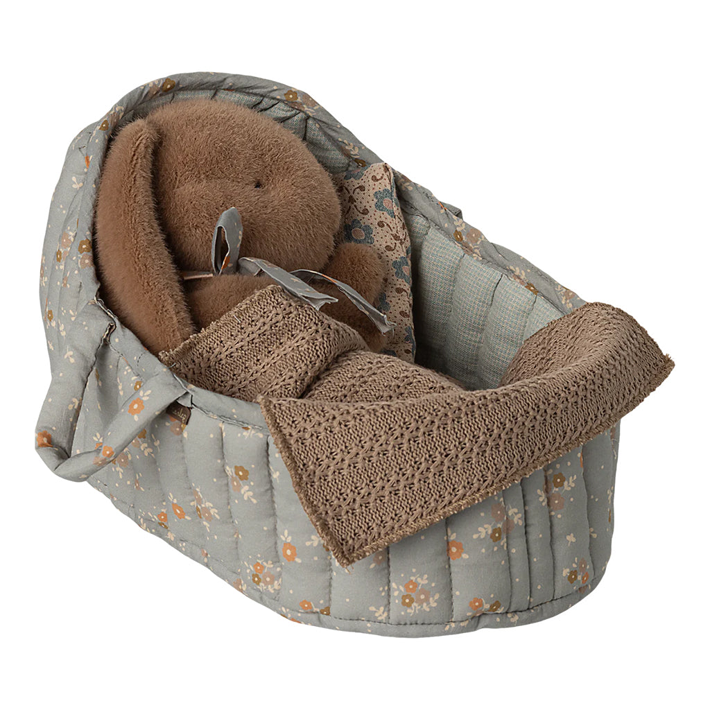 Maileg Toys Large Carry Cot Blue