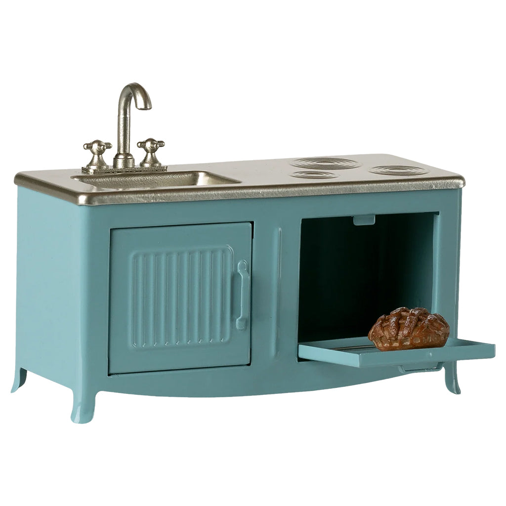 Maileg Toys Mouse Miniature Kitchen Blue