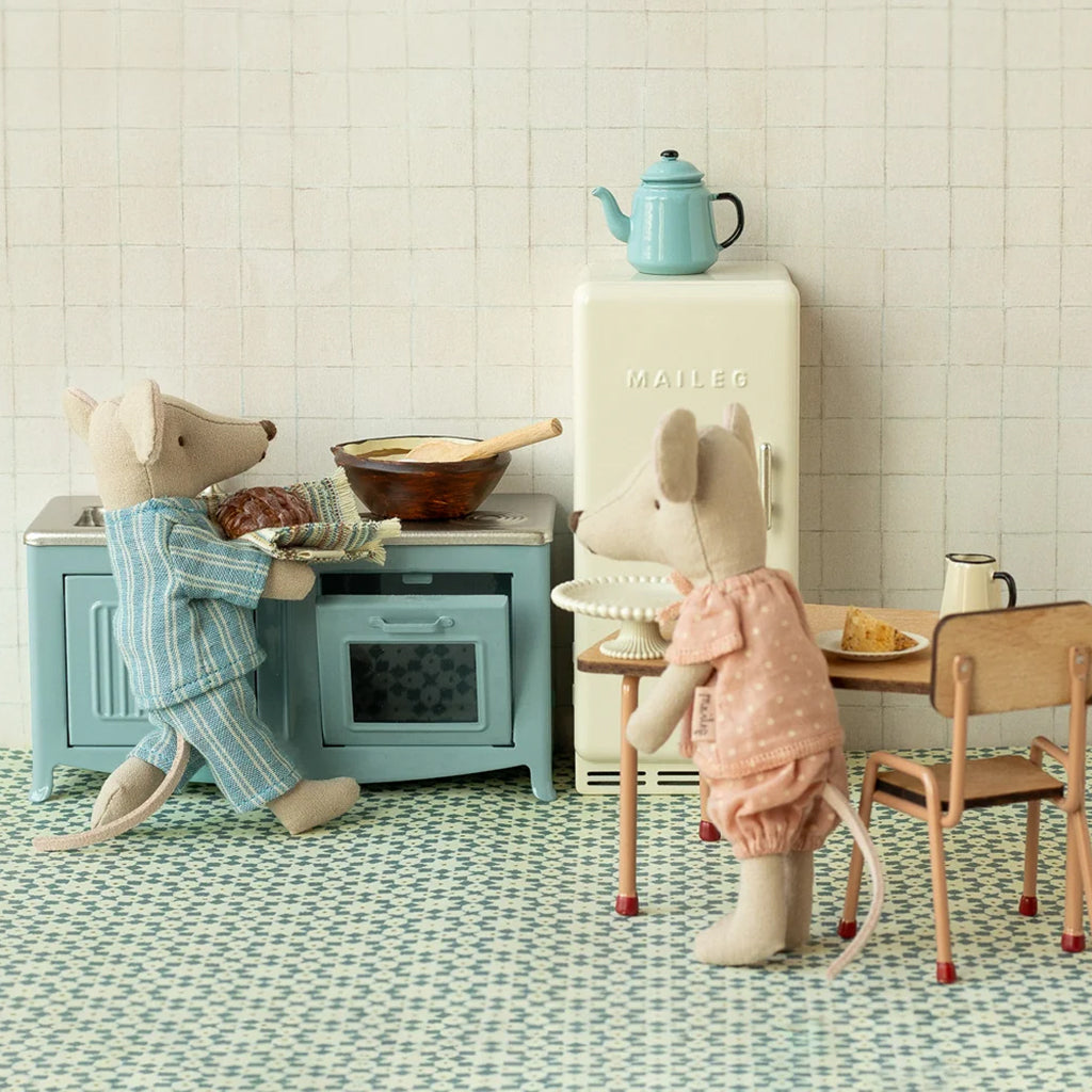 Maileg Toys Mouse Miniature Kitchen Blue